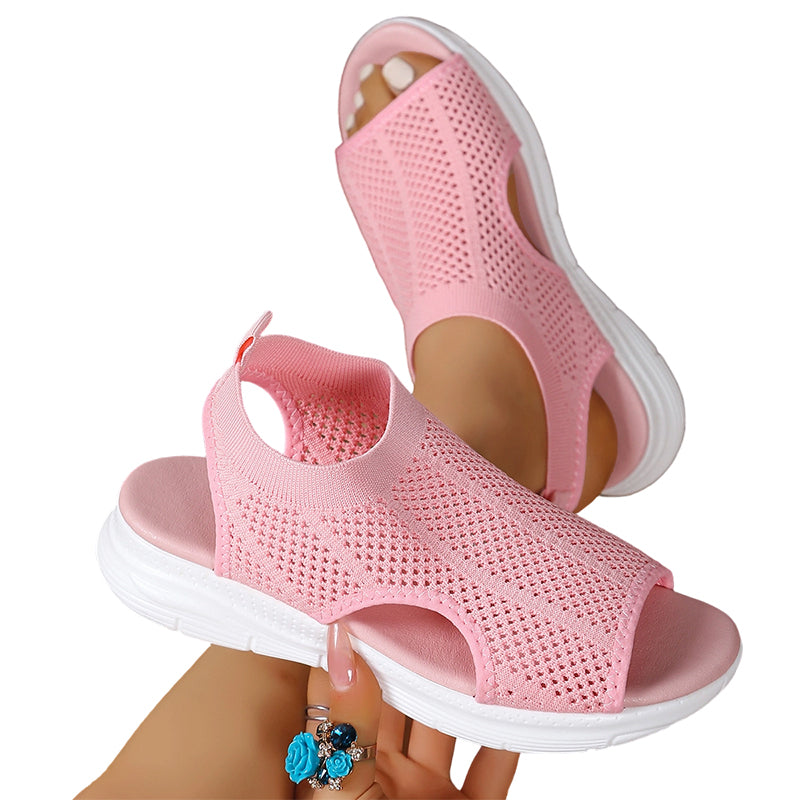 Sophia™ Breathable Knit Platform Sandals