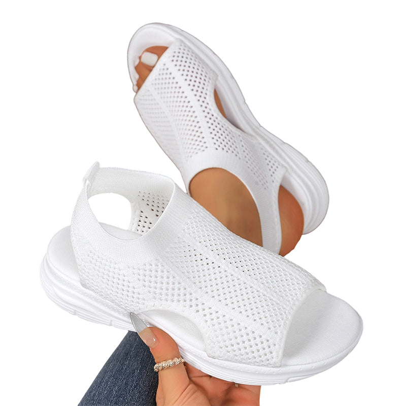 Sophia™ Breathable Knit Platform Sandals