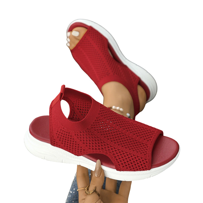 Sophia™ Breathable Knit Platform Sandals